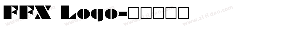 FFX Logo字体转换